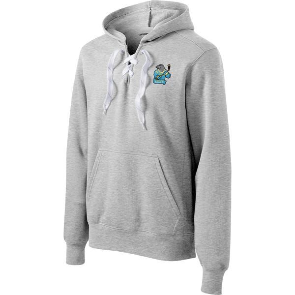 Atlantic City Seals Lace Up Pullover Hooded Sweatshirt